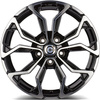 Felgi Carbonado EXPLODE 4x100 6.5x15 ET35 Black Front Polished