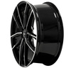 Felgi Brock B38 5x108 8x19 ET45 Glossy Black Polished