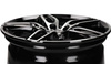 FELGI CARBONADO WAY 5x112 8x18 ET45 Black Front Polished