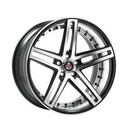 FELGI AXE EX20 5x108 8.5x19 ET40 Black Polished Face Barrel