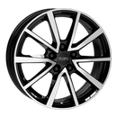 FELGI ANZIO VEC 5x114.3 7x17 ET45 Diamond Black Front Polished