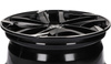 Felgi Carbonado RENNES 4x108 6.5x15 ET25 Black Front Polished