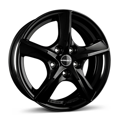 Felgi Borbet TL 5x112 5.5x15 ET46 Black Glossy