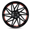 FELGI KESKIN KT20 5x114.3 8.5x19 ET40 Matt Black Red Inside