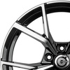 FELGI CARBONADO PREDATOR 5x112 8x18 ET45 Black Front Polished