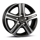 Felgi Borbet CWD 5x114.3 6.5x16 ET45 Mistral Anthracite Glossy Polished