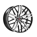 FELGI AXE EX30 5x110 8.5x20 ET40 Black Polished Face Barrel
