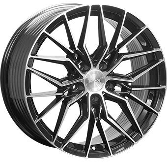 Felgi MONACO FF2 5x114.3 8x18 ET40 Gloss Black Polished