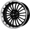 Felgi Brock B24GP 5x114.3 8.5x19 ET40 Glossy Black Horn Polished
