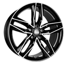 FELGI MAM RS3 5x112 8x18 ET30 BLACK FRONT POLISH