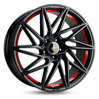 FELGI KESKIN KT20 5x108 8.5x19 ET45 Matt Black Red Inside