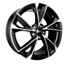 FELGI MAM RS6 5x108 8.5x19 ET45 BLACK FRONT POLISH