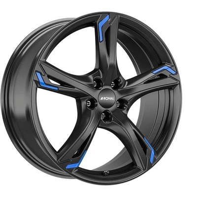 FELGI RONAL R62 Blue 5x112 8x19 ET35 Jetblack