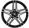 Felgi RC-Design RCD17 5x112 7x17 ET48.5 Glossy Black Polished