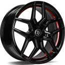 FELGI SEVENTY9 SV-B 5x112 8.5x19 ET35 Black Glossy Red Inner Lip