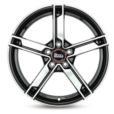 FELGI MAM W4 7x17 5x112 ET48 Black Front Polish
