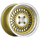Felgi Klutch SL1 15x8.5 ET17 4x100 Gold w/ Machined Lip