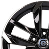 Felgi Carbonado RENNES 4x108 6.5x15 ET25 Black Front Polished