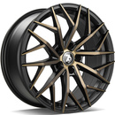 Felgi SEVENTY9 SV-C 5x114.3 8.5x19 ET40 Black Glossy Gold Front