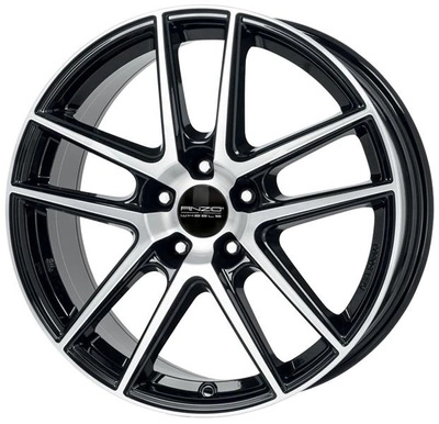 FELGI ANZIO SPLIT 5x112 7x18 ET45 Diamond Black Front Polished