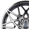 FELGI CARBONADO CRAZY 5x120 8.5x18 ET35 Anthracite Front Polished