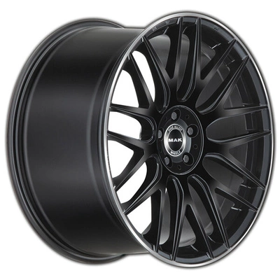 Felgi MAK ARROW-D 5x112 9.5x20 ET57 Gloss Black Mirror Ring