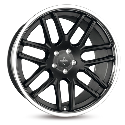 FELGI KESKIN KT14 5x112 8.5x20 ET43 MATT BLACK STEEL LIP
