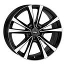 FELGI RIAL M12 5x112 8x19 ET43 Diamond Black Front Polished