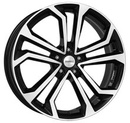 FELGI DEZENT TA DARK 5x114.3 7x17 ET47 Black Polished