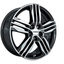 FELGI RONAL R57 5x112 7.5x18 ET51 Black Front Diamond Cut