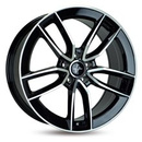 FELGI KESKIN KT21 7.5x17 5x108 ET45 Black Front Polish