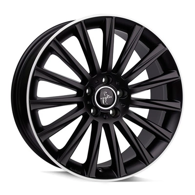 FELGI KESKIN KT18 8.5x19 5x112 ET30 Matt Black Lip Polish