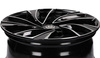 FELGI CARBONADO MONACO 5x112 7.5x17 ET42 Black Front Polished