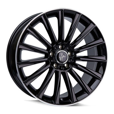 FELGI KESKIN KT18 7x17 5x108 ET48 Black Lip Polish