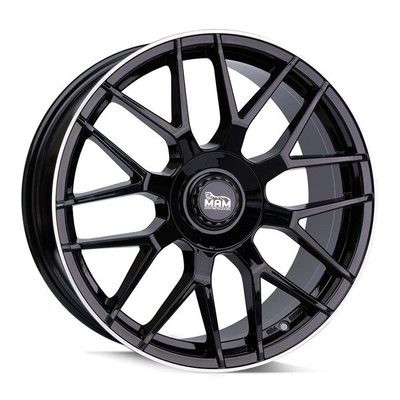 FELGI MAM GT1 5x100/112 8.5x19 ET45 BLACK LIP POLISH