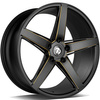FELGI SEVENTY9 SV-N 5x112 8.5x19 ET35 Black Matt Milled Gold