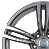 FELGI CARBONADO DIAMOND 5x120 8.5x19 ET33 Matt Anthracite Front Polished