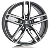 FELGI ALUTEC IKENU 5x100 7.5x17 ET38 Graphite Front Polished