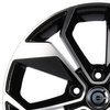 FELGI CARBONADO RAPTOR 5x114.3 7x17 ET45 Black Front Polished