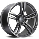FELGI CARBONADO DIAMOND 5x120 9.5x19 ET38 Matt Anthracite Front Polished