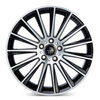 FELGI KESKIN KT18 7x17 5x108 ET48 Black Front Polish