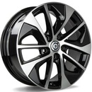 FELGI CARBONADO YAKUZA 5x114.3 7x17 ET39 Black Front Polished
