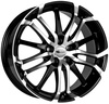 Felgi Brock B26 5x114.3 7.5x17 ET38 Glossy Black Polished