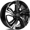 FELGI CARBONADO MONK 5x114.3 7x17 ET45 Black Front Polished