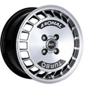 FELGI RONAL R10 4x100 7x15 ET28 Black Front Diamond Cut