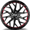 Felgi SEVENTY9 SV-C 5x112 7.5x17 ET40 Black Glossy Red Inner Lip