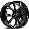 FELGI CARBONADO BEAST 5x112 8.5x19 ET43 Black Front Polished