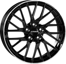 Felgi MONACO GP11 5x112 8x18 ET45 Gloss Black Polished Lip