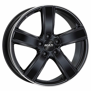 Felgi MAK TURISMO-FF 5x130 9.5x20 ET71 Gloss Black Mirror Ring