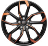 Felgi RC Design RC34 5x112 8x18 ET38 Black Orange Matt